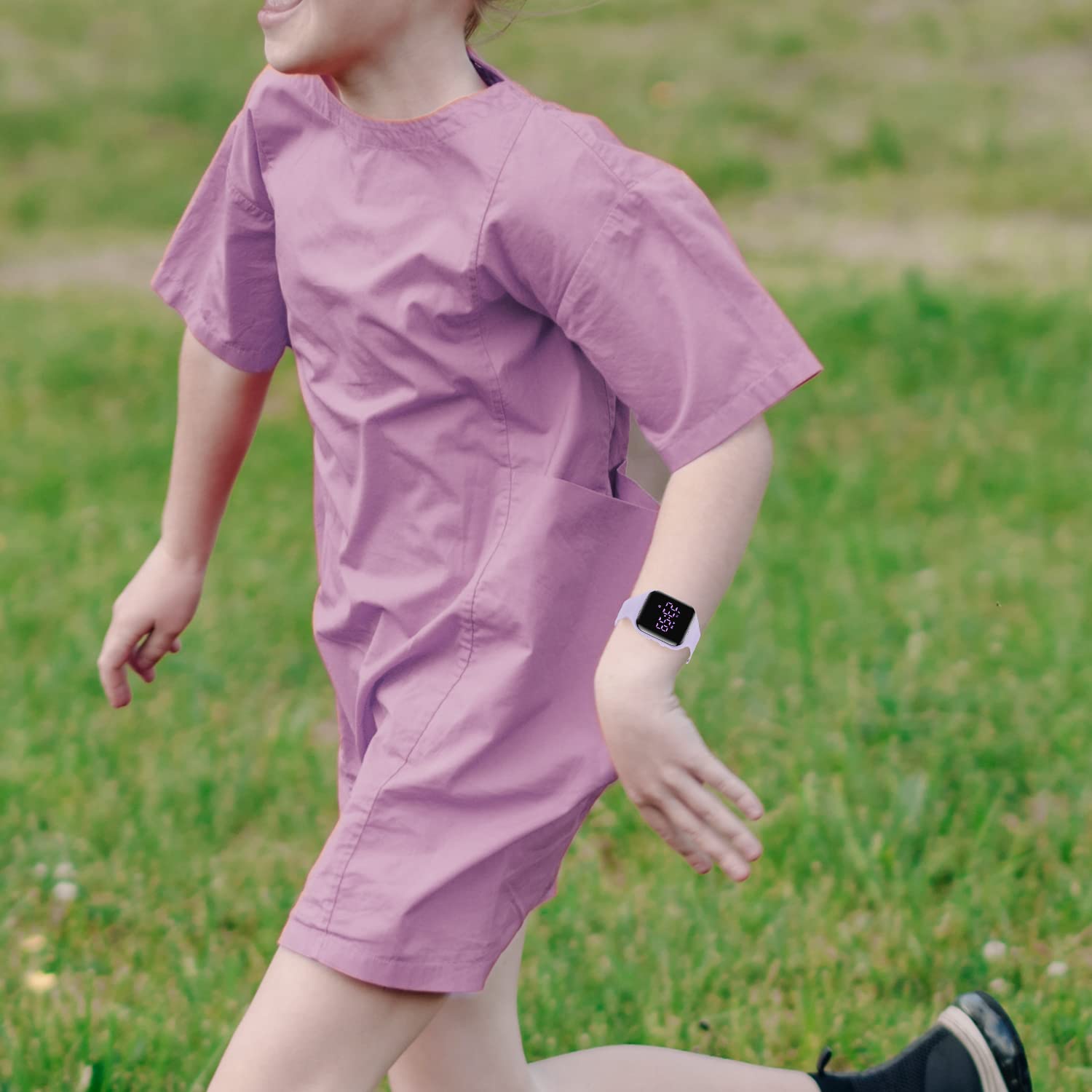 A ALPS Kids Digital Sport Watch Waterproof Fitness Tracker for Boys and Girls Ages 5-12 with Alarm Clock and Stopwatch - View 7 of 7