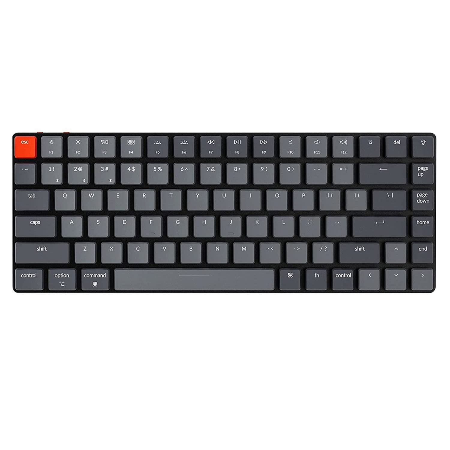 Keychron Keychron K3 Version 2 Ultra-Slim Wireless Mechanical Keyboard 75 Layout 84 Keys Hot-Swappable Optical Brown Switch for Mac Windows