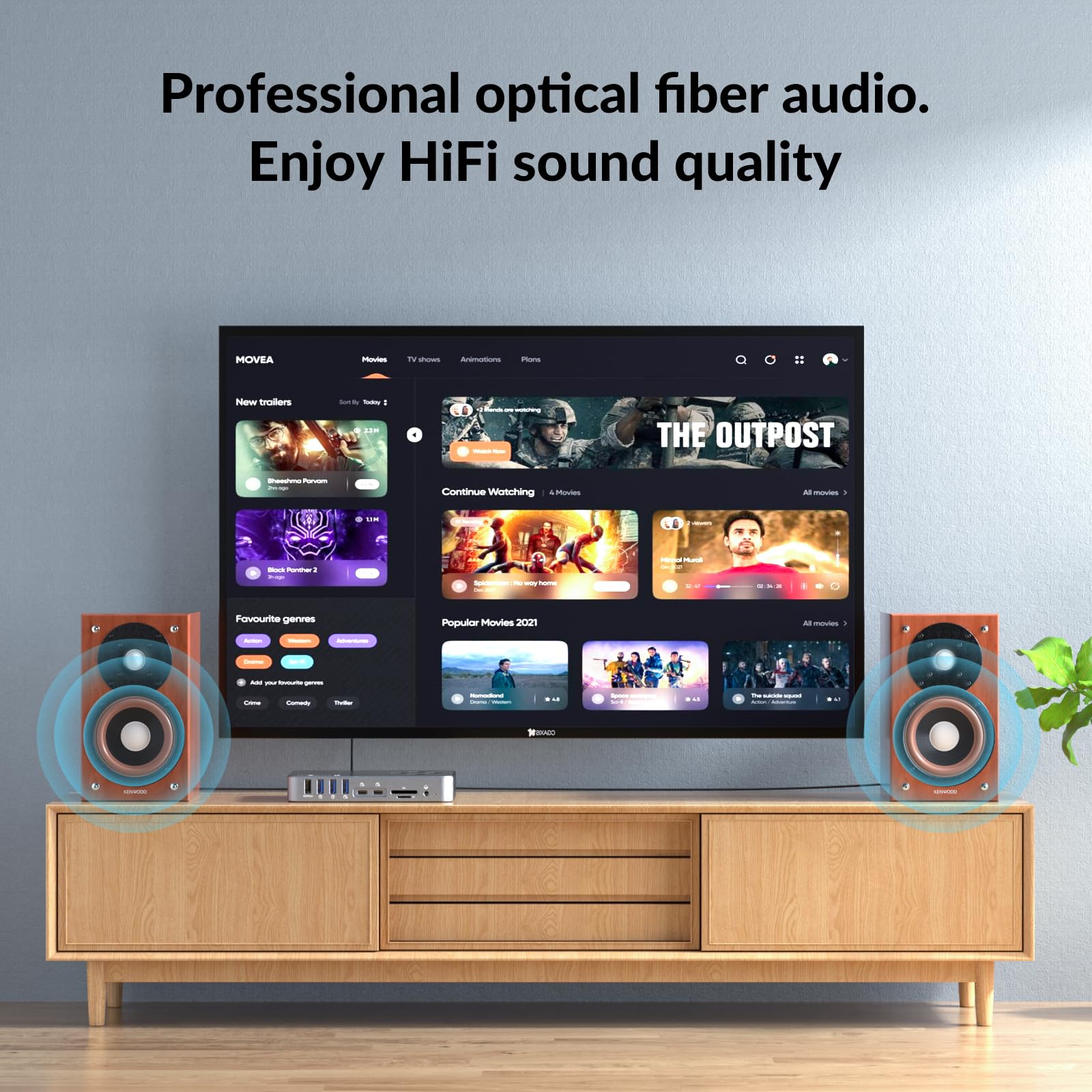 SETMSPACE 15 in 1 Thunderbolt 3 USB C Hub Docking Station with 8K Display Max 60W Charging Multiple Ports for Laptop and Accessories - View 7 of 8