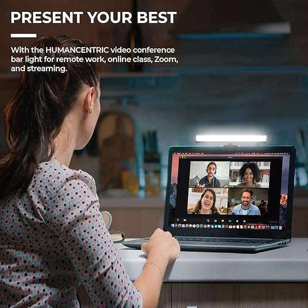 HumanCentric HumanCentric Video Conference Lighting: LED Webcam Light for Zoom & Streaming - Perfect Replacement for Ring Light - View 3 of 7