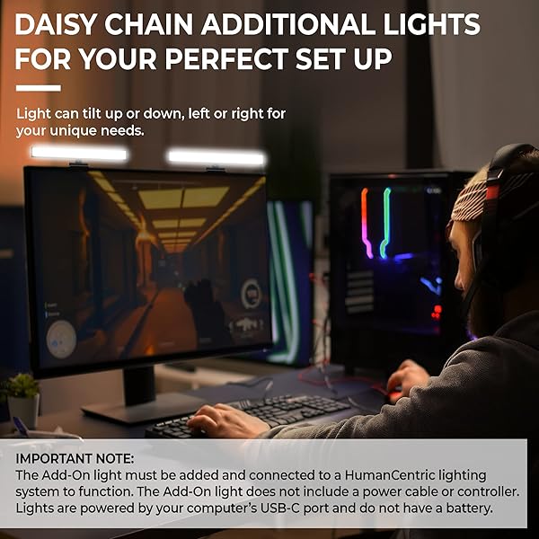 HumanCentric HumanCentric Video Conference Lighting: LED Webcam Light for Zoom & Streaming - Double Kit for Enhanced Video Quality - View 6 of 7