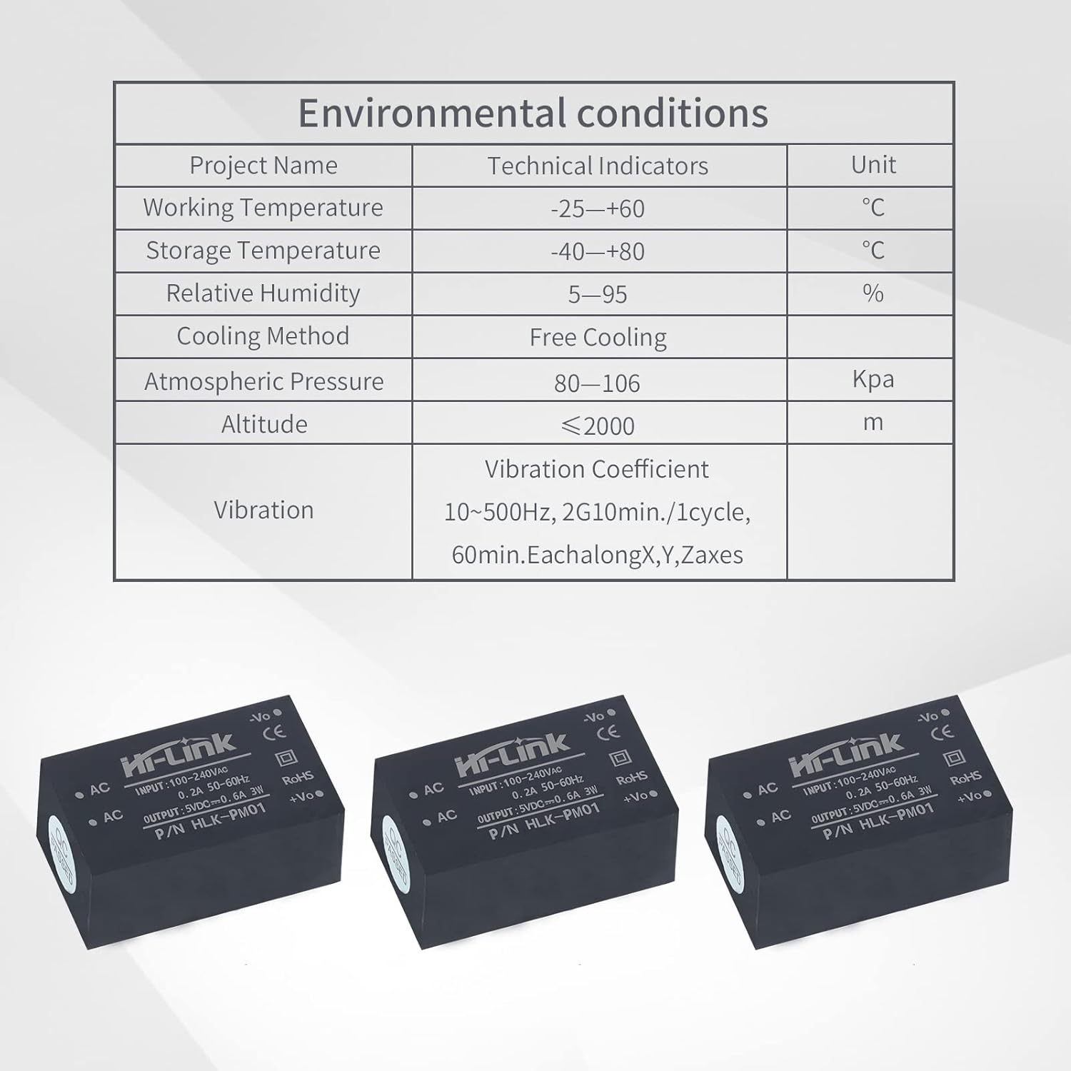 EC Buying EC Buying Mini Step-Down Power Supply Intelligent Home Switching DC Power Module 220V to 5V HLK PM01 AC DC Converter 3PCS - View 4 of 7