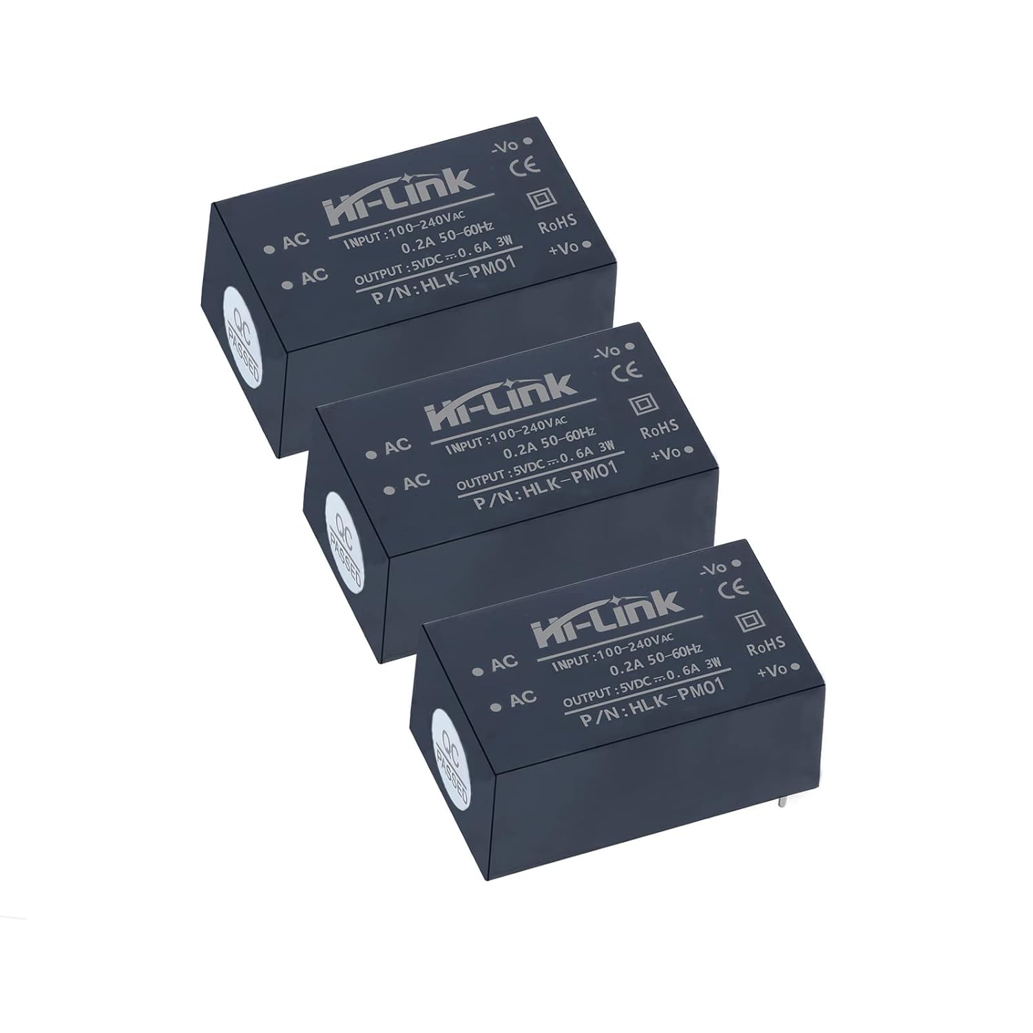 EC Buying EC Buying Mini Step-Down Power Supply Intelligent Home Switching DC Power Module 220V to 5V HLK PM01 AC DC Converter 3PCS