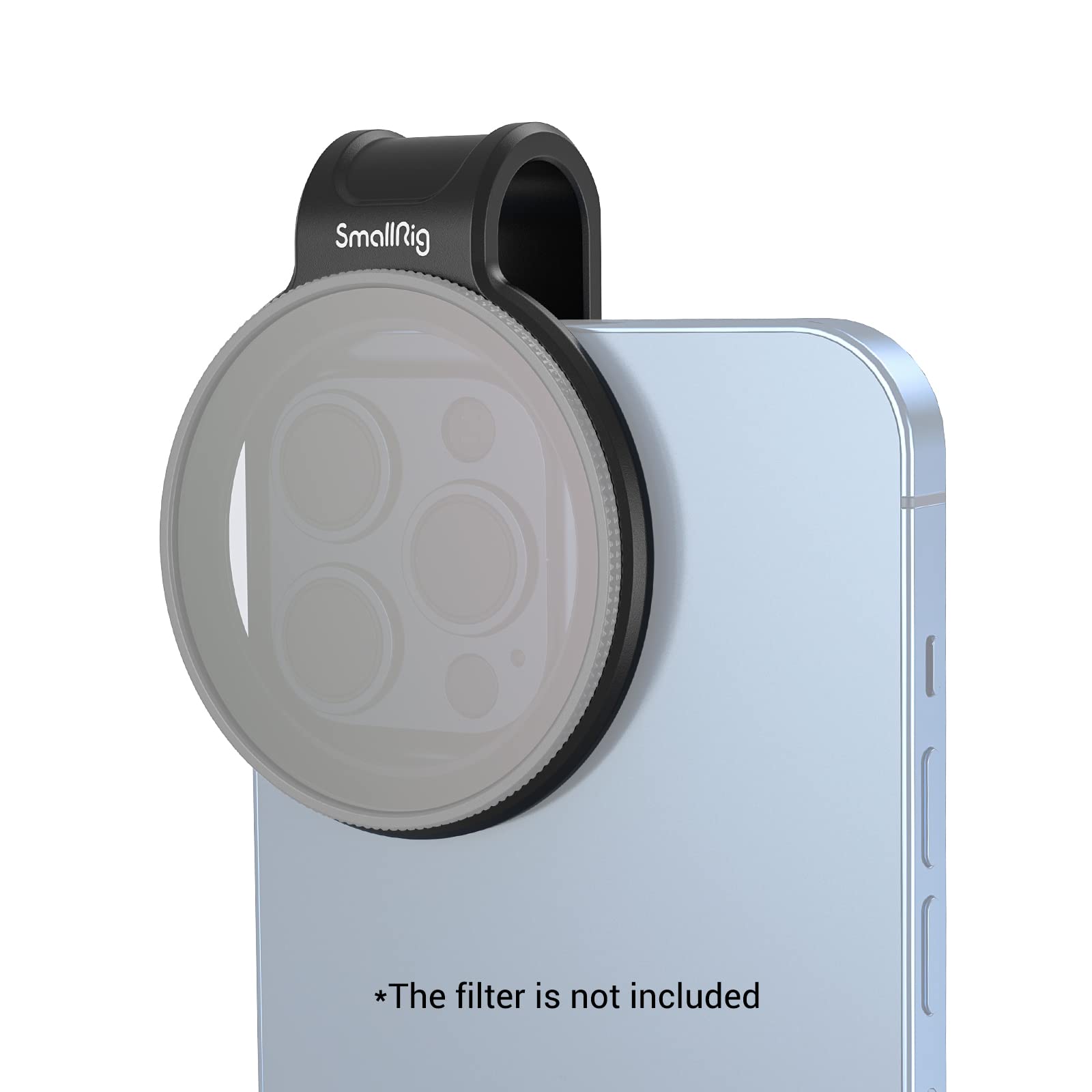 SMALLRIG SmallRig 52mm Magnetic Filter Clip for iPhone 12/13 & Samsung Galaxy S22 - External Filter Adapter for Huawei Mate 40/P40 Pro