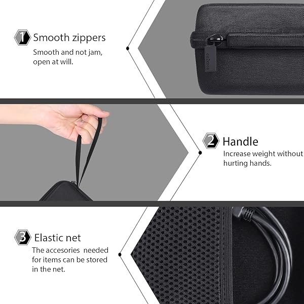 co2CREA co2CREA Hard Travel Case for Xvive U4 U4R Wireless IEM System - Durable Protection for Transmitter & Receiver - View 5 of 9