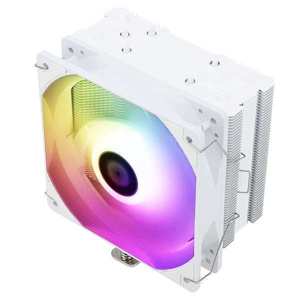 Thermalright Thermalright Assassin King 120 SE White ARGB CPU Cooler: 5 Heatpipes & Quiet Fan for AMD/Intel LGA Compatibility