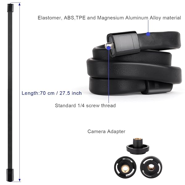 Mippko Flexible Twist Mount for Blink Cameras - 2 Pack Gooseneck Mount Compatible with Outdoor 4, XT3, XT2, Mini & More - View 5 of 9