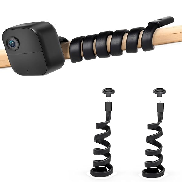 Mippko Flexible Twist Mount for Blink Cameras - 2 Pack Gooseneck Mount Compatible with Outdoor 4, XT3, XT2, Mini & More - View 3 of 9