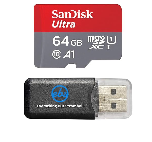 Everything But Stromboli SanDisk 64GB Ultra MicroSD Card for Lenovo Tab P11 Plus & Pro - Class 10 A1 Bundle with Card Reader - View 2 of 8