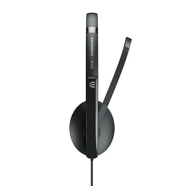 EPOS EPOS I SENNHEISER C10 USB Headset with Microphone | Wired Headphones with Simple and Flexible USB C Connection and EPOS BrainAdaptâ„¢ Technology ,Black - View 4 of 8