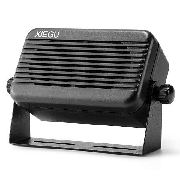 Xiegu Xiegu GY03 External Speaker: Stereo Sound for CB, Ham Radio & HF Transceivers - Compatible with X6100, QT40, QT60, QT80