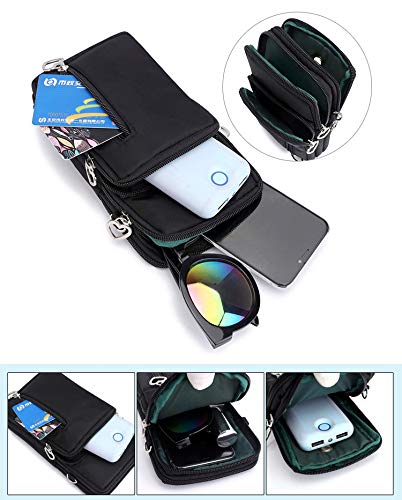 Jlyifan Roomy Crossbody Bag for iPhone 15/14 Plus & Samsung Galaxy S24 - Stylish Cellphone Shoulder Pouch Purse (Balloon Design) - View 4 of 5