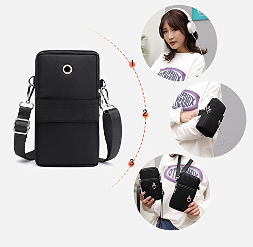 Jlyifan Roomy Crossbody Bag for iPhone 15/14 Plus & Samsung Galaxy S24 - Stylish Cellphone Shoulder Pouch Purse (Balloon Design) - View 5 of 5