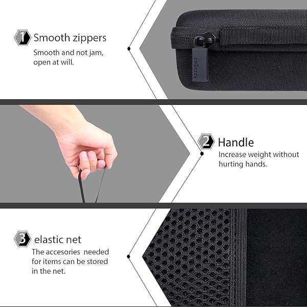 co2CREA co2CREA Hard Case for Xvive U3 U3C Wireless Microphone System - Protect Your XLR Transmitter & Receiver - View 5 of 9