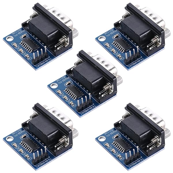 ANMBEST ANMBEST 5PCS MAX3232 DB9 Male RS232 to TTL Converter for Arduino & Raspberry Pi - 3.3V to 5V Module