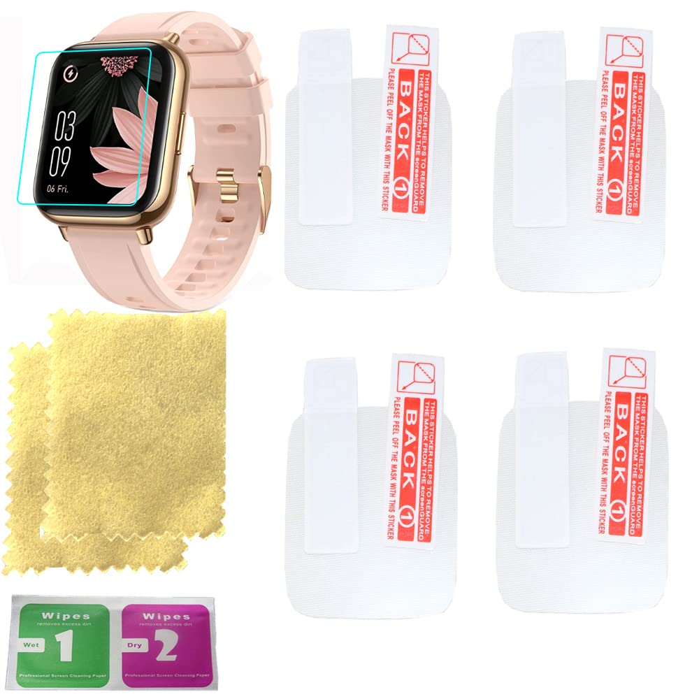 RAEWSTCO "Buy OCTelect 1.69" AGPTEK Smart Watch Screen Protector - 4PCS for Ultimate Protection"