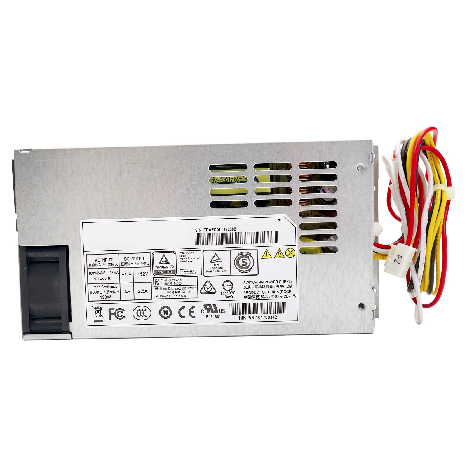 Power Supply DPS-200PB-185A 190W Replacement for Delta AC 100-240V 3.5A 47-63HZ High Efficiency and Reliable Performance - View 3 of 6