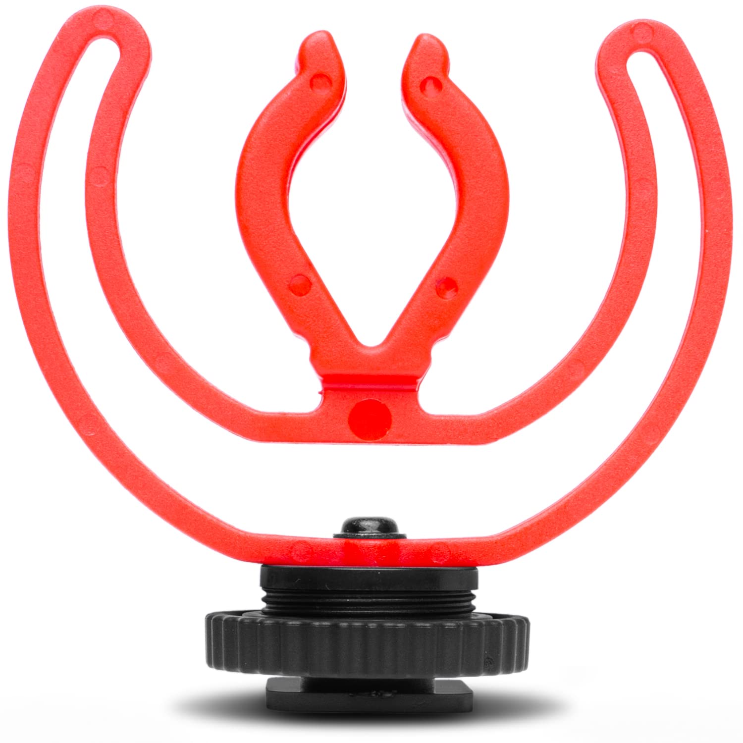 Movo Movo SMVXR10RY Rycote Lyre Shockmount for 19mm to 22mm Shotgun Video Microphones with Camera Shoe Mount for VXR10 and Similar Mics