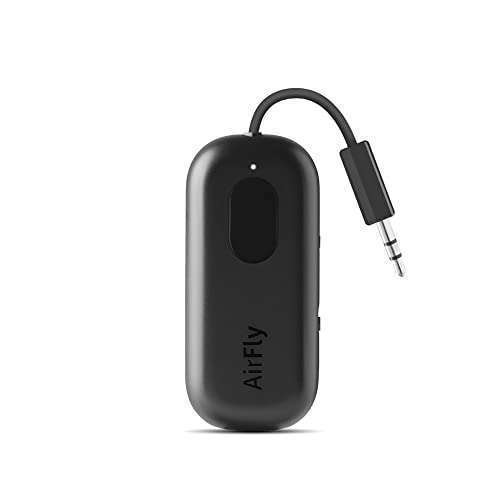 Twelve South Buy Twelve South AirFly Pro: Bluetooth Audio Transmitter for 2 Headphones - Compatible with 3.5mm Jack, Black - View 3 of 9
