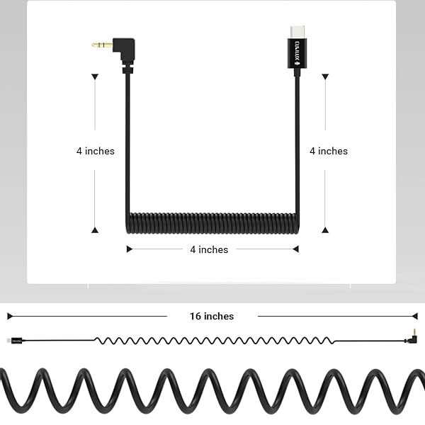 Cubilux High-Quality Cubilux USB C to 3.5mm TRS Microphone Cable for iPhone 15 Pro Max, Samsung S24 & Pixel 8 - View 7 of 7