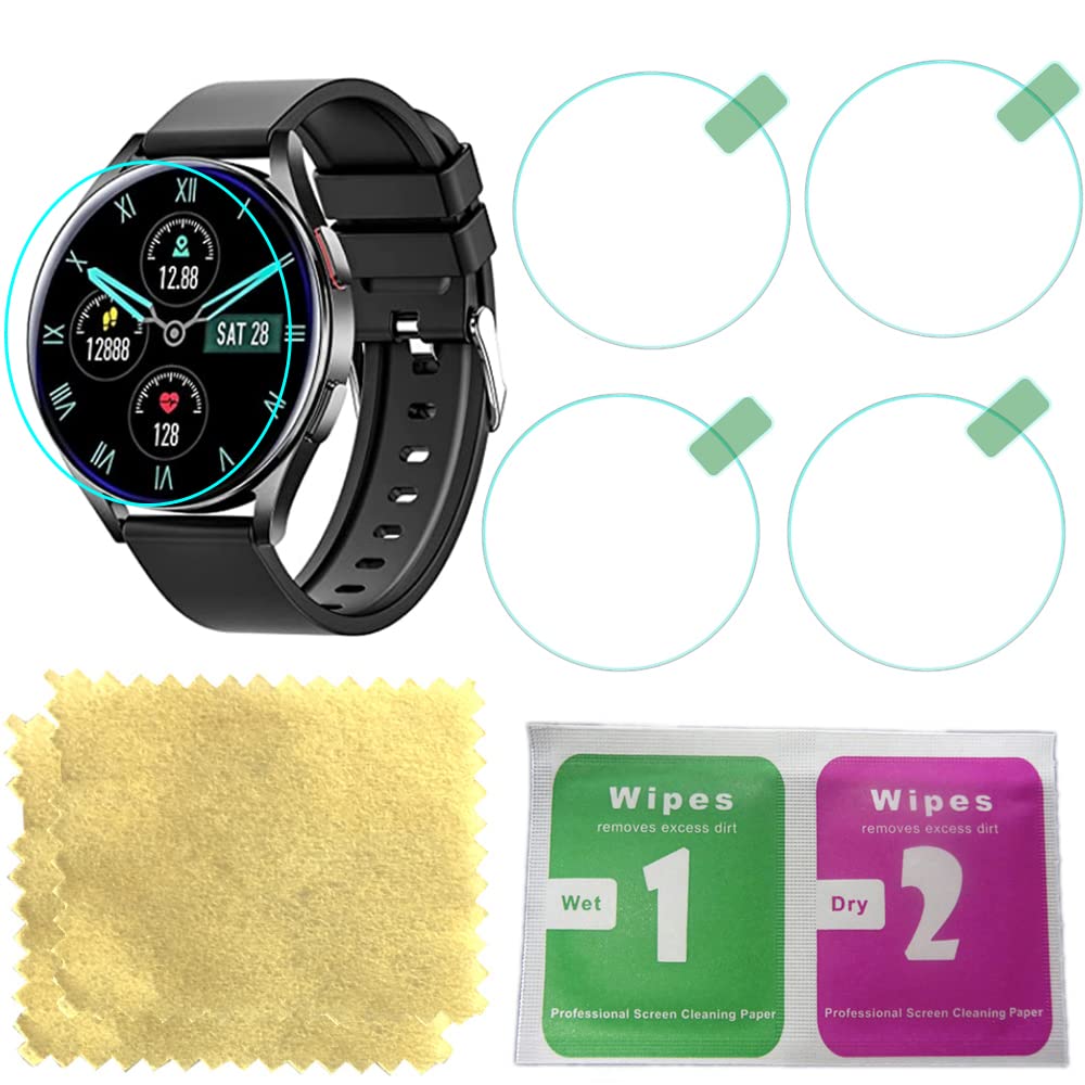 RAEWSTCO "RAEWSTCO 1.32" Smart Watch Screen Protector - Tempered Glass for Andfz Smart Watches"