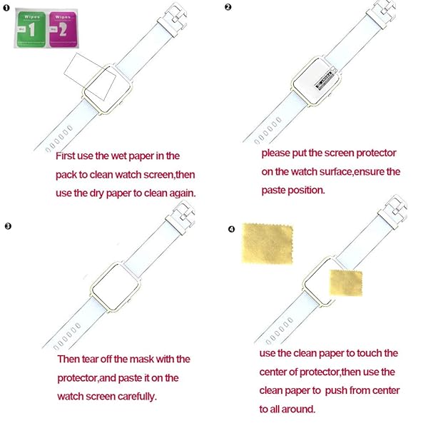 RAEWSTCO Octelect 4PCS Screen Protector for Y22 Smart Watch 1.7 - Ultimate Protection & Clarity - View 7 of 8