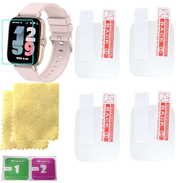 RAEWSTCO Octelect 4PCS Screen Protector for Y22 Smart Watch 1.7 - Ultimate Protection & Clarity