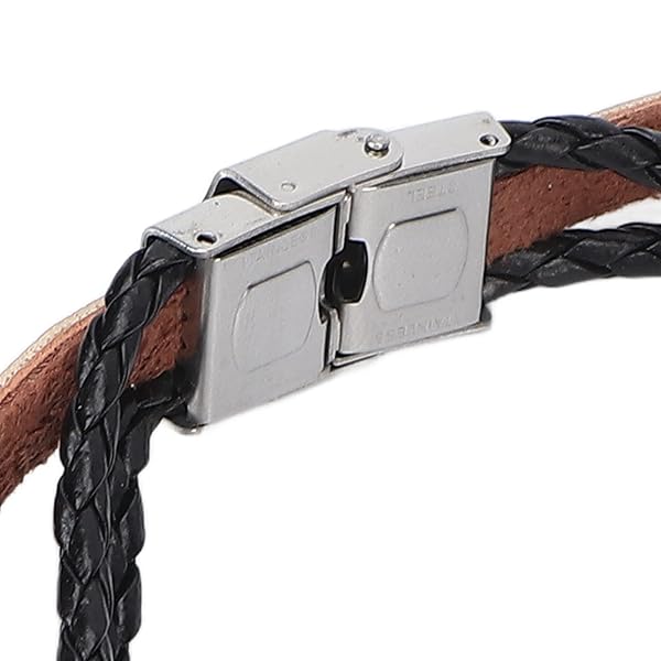 plplaaoo Plplaaoo Braided Leather Watch Strap - Retro Sports Band for Honor 5 & 4 | Stylish Replacement with Metal Beads - View 8 of 11