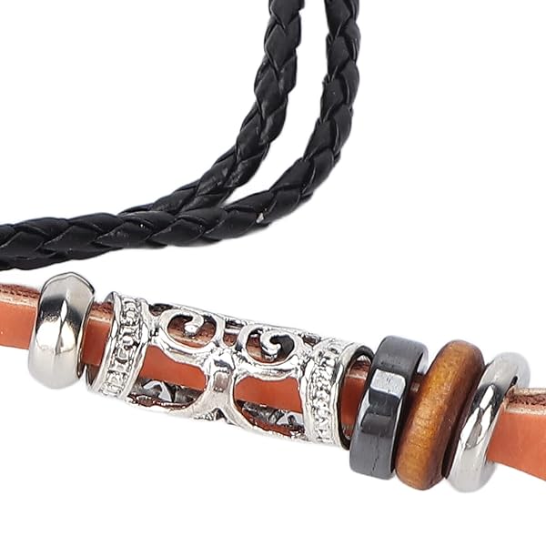 plplaaoo Plplaaoo Braided Leather Watch Strap - Retro Sports Band for Honor 5 & 4 | Stylish Replacement with Metal Beads - View 9 of 11