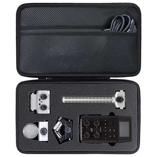 co2CREA co2CREA Hard Case for ZOOM H6 Recorder & Stereo Microphone Capsule - Durable Protection & Perfect Fit - View 2 of 10