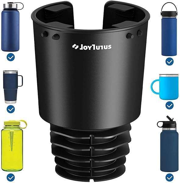 JOYTUTUS JOYTUTUS Car Cup Holder Expander for YETI & Hydro Flask - Fits 18-40 oz Bottles, 3.4-3.8 inch Base