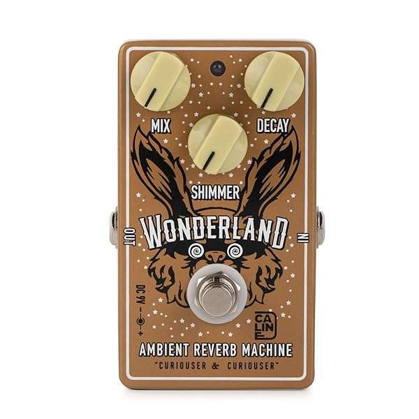 Caline Caline CP-508 Wonderland: Premium Ambient Modulated Digital Reverb Pedal for Guitar - Durable Aluminum Alloy Design