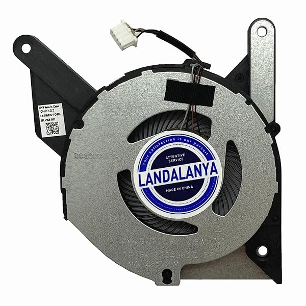 LANDALANYA LANDALANYA Replacement Cooling Fan for DELL Latitude 5410 - Integrated Graphics CPU Fan 0HHKD2 DFS5K12304363Q DC5V 0.5A - View 2 of 4