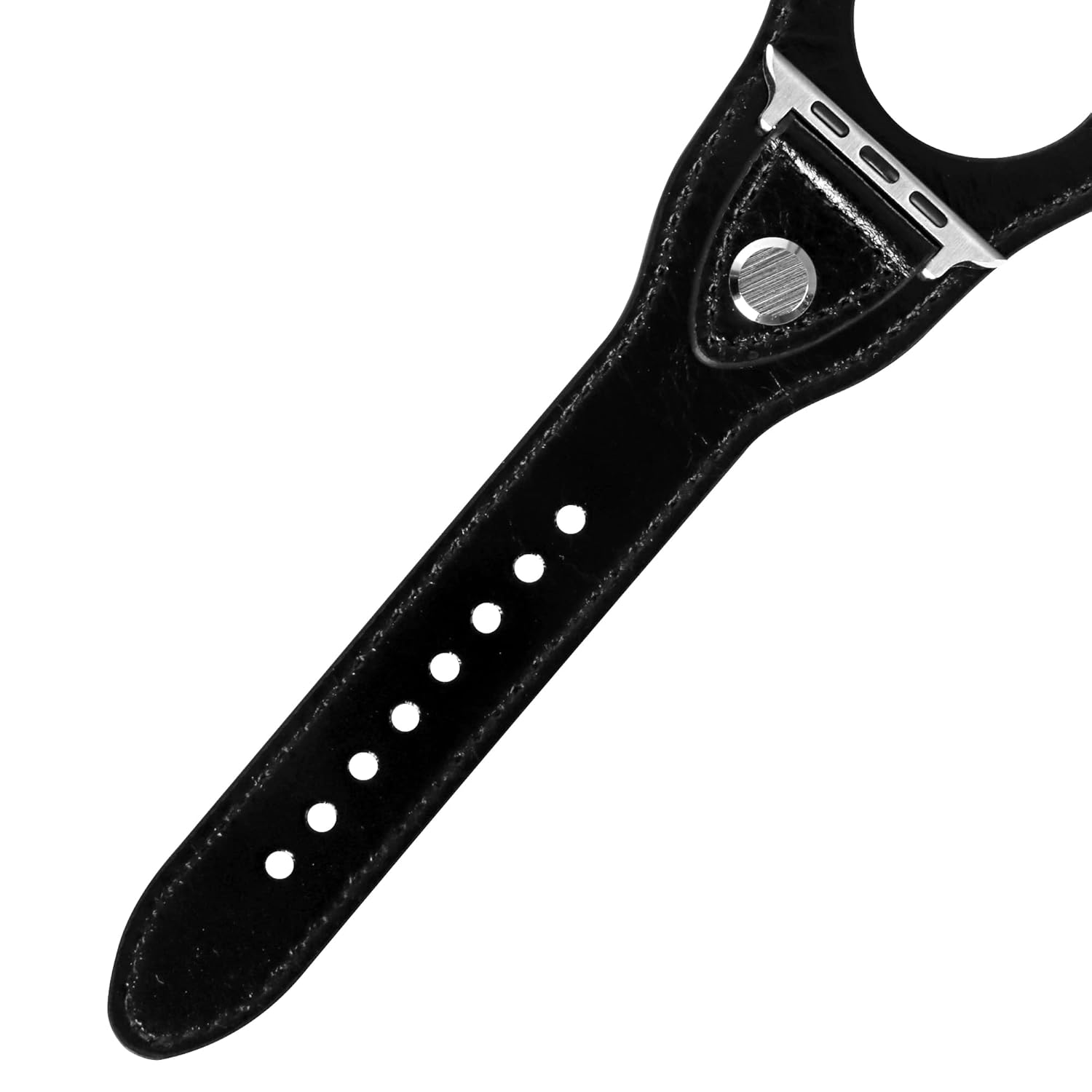 VIIVY VIYIV VIIVY VIYIV Designer Luxury Watch Band for Apple Watch 40mm 38mm 41mm Top Grain Leather Dressy Bracelet Vintage Cuff Strap Classic Bands - View 7 of 9