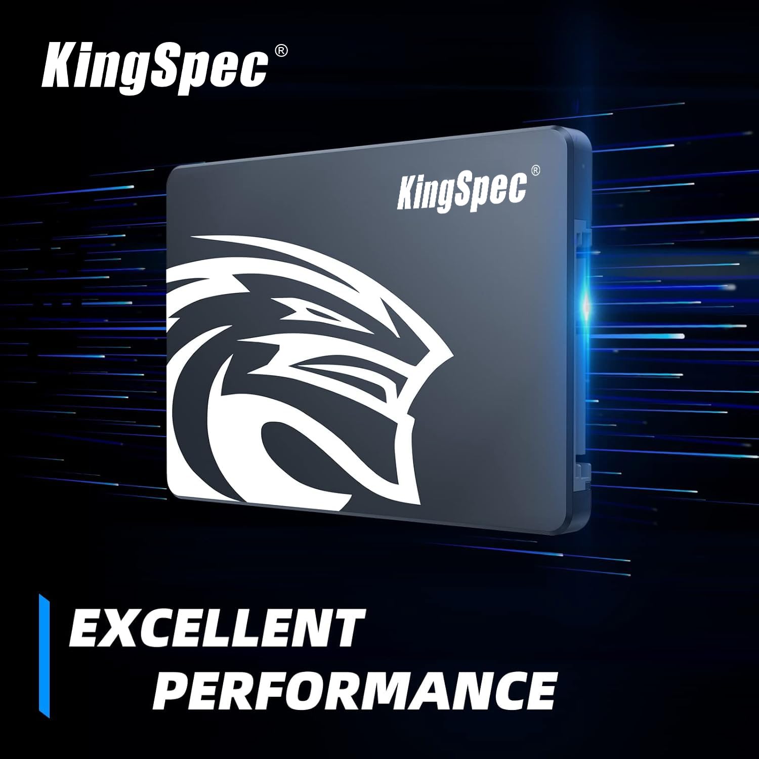 KingSpec KingSpec 1TB 2.5 Inch SATA SSD Internal Solid State Drive 3D NAND Flash TLC for Desktop Laptop All-in-one - View 5 of 6