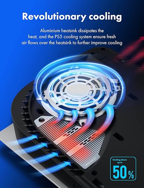 GRAUGEAR Upgrade Your PS5: GRAUGEAR M.2 NVMe SSD Heatsink Cover for Optimal Heat Dissipation & Performance - View 6 of 9