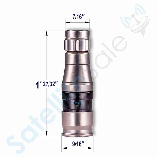 SatelliteSale Buy SatelliteSale RG-11 Coaxial Connectors - 10 Pack Indoor/Outdoor Fittings for Optimal Performance - View 6 of 9