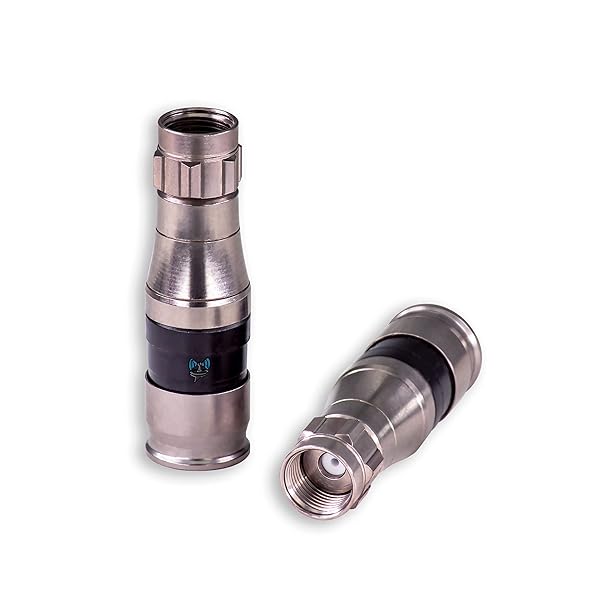 SatelliteSale Buy SatelliteSale RG-11 Coaxial Connectors - 10 Pack Indoor/Outdoor Fittings for Optimal Performance - View 2 of 9