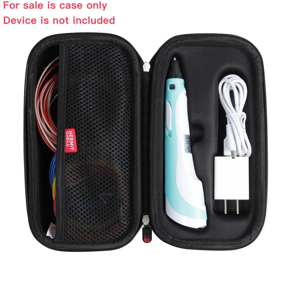 Hermitshell Hermitshell Hard Travel Case for SCRIB3D P1 3D Printing Pen Black Durable Protection and Easy Carrying - View 2 of 6