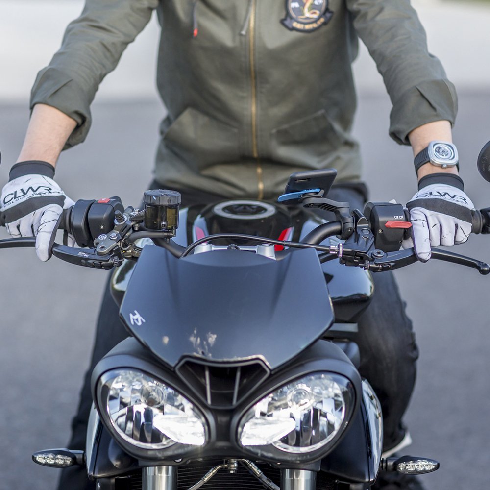 Quad Lock Quad Lock Motorcycle/Scooter Mirror Mount for iPhone & Samsung Galaxy - Secure Phone Holder - View 7 of 8