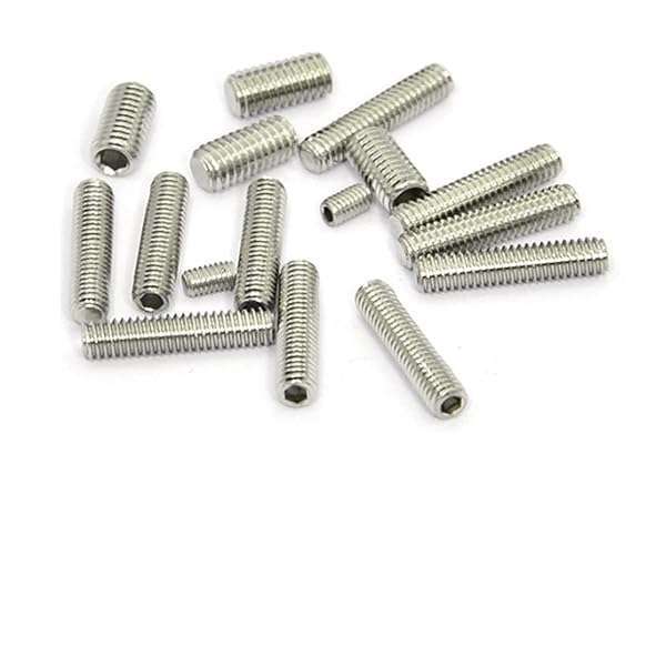 priaolker Buy M5 x 16mm Stainless Steel Socket Set Screws - Hexagon Flat Head, Pack of 30 for Durable Fastening