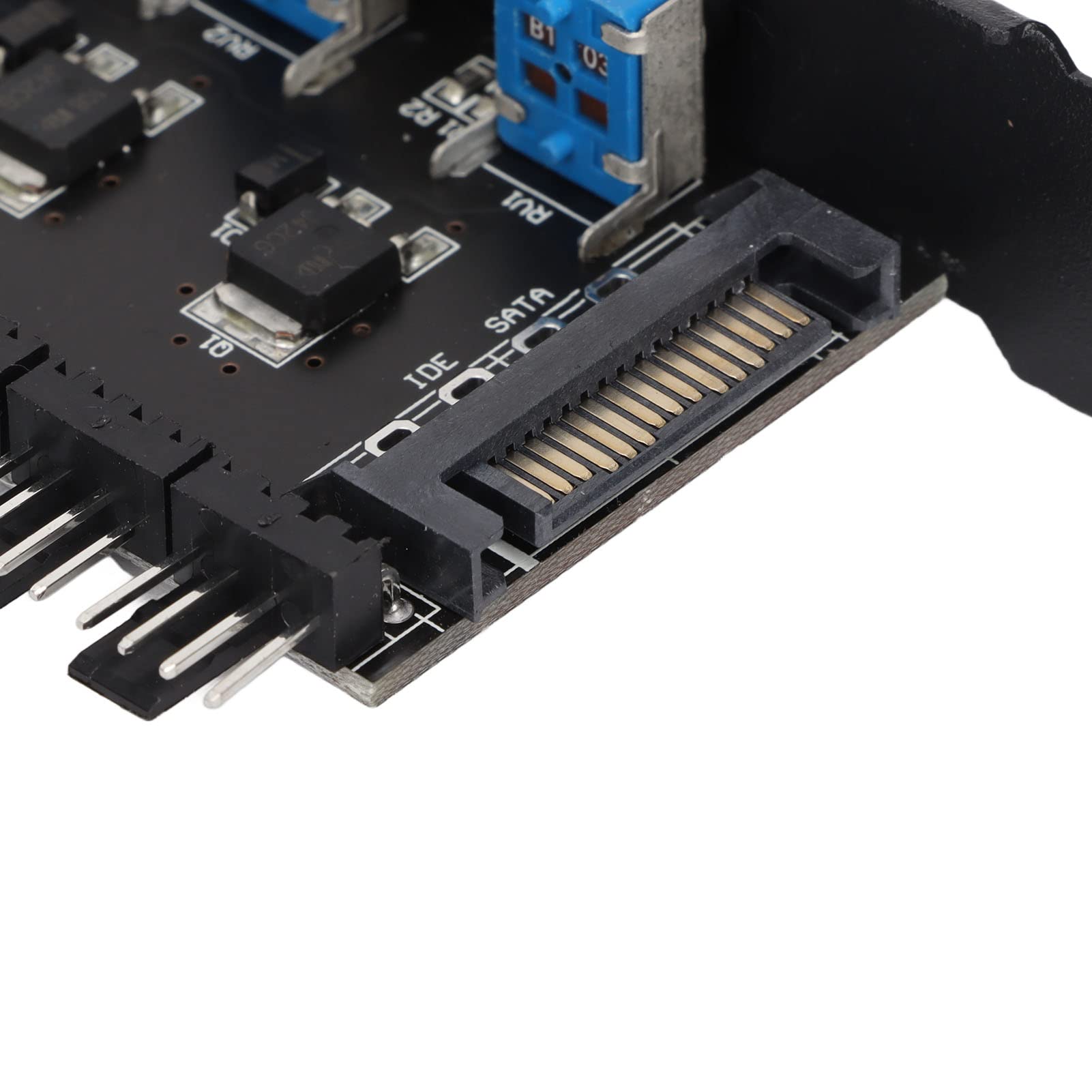 GOWENIC Chassis Fan Hub 8 Channel PC Cooling Fan Speed Controller for CPU HDD VGA PWM Fan Control Water Cooling System - View 5 of 9