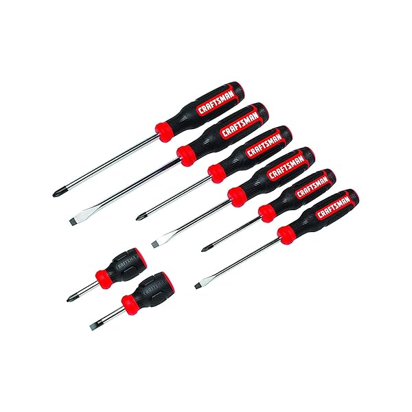 CRAFTSMAN Buy CRAFTSMAN 8-Piece Bi-Material Screwdriver Set (CMHT65075N) - Durable & Ergonomic Tools for Every DIY Project