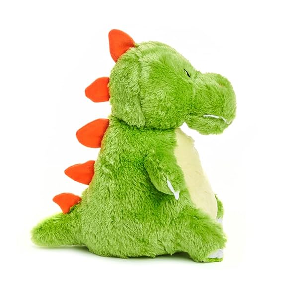 Cuddle Barn "Shop Cuddle Barn Dino Brites Waddlin' Terry - Animated 10" Green T-Rex Plush Toy | Perfect Gift for Kids!" - View 7 of 8
