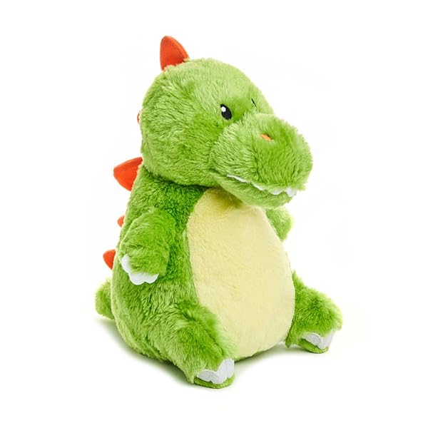 Cuddle Barn "Shop Cuddle Barn Dino Brites Waddlin' Terry - Animated 10" Green T-Rex Plush Toy | Perfect Gift for Kids!" - View 2 of 8