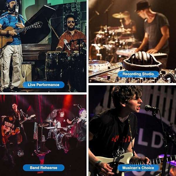 LEKATO LEKATO MS-1 Wireless In-Ear Monitor System: 2.4GHz Auto-Pairing IEM for Studio, Rehearsal & Live Performance - View 7 of 9