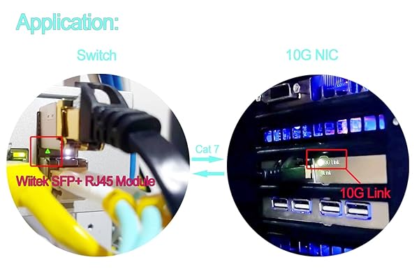 Wiitek Wiitek 10G SFP+ to RJ45 Copper Modules for HPE Blade System & ProCurve - 1.25G/2.5G/5G/10GBase-T Ethernet - View 6 of 7