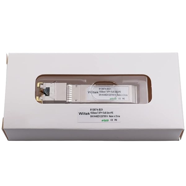 Wiitek Wiitek 10G SFP+ to RJ45 Copper Modules for HPE Blade System & ProCurve - 1.25G/2.5G/5G/10GBase-T Ethernet - View 7 of 7