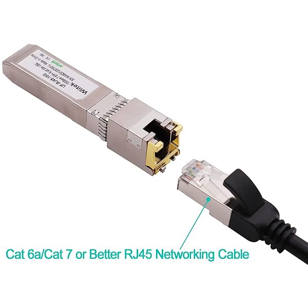 Wiitek Wiitek 10G SFP+ to RJ45 Copper Modules - Compatible with Ubiquiti Unifi UF-RJ45-10G, 30m, Cat 6a/7 Ethernet Transceiver - View 6 of 8