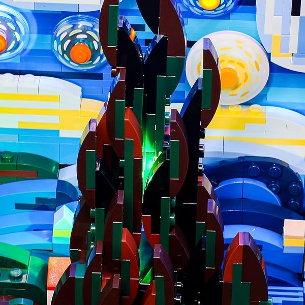 BRIKSMAX BRIKSMAX LED Lighting Kit for LEGO 21333 Vincent Van Gogh The Starry Night Remote Control Version Compatible with Lego Ideas Building Blocks - View 7 of 11